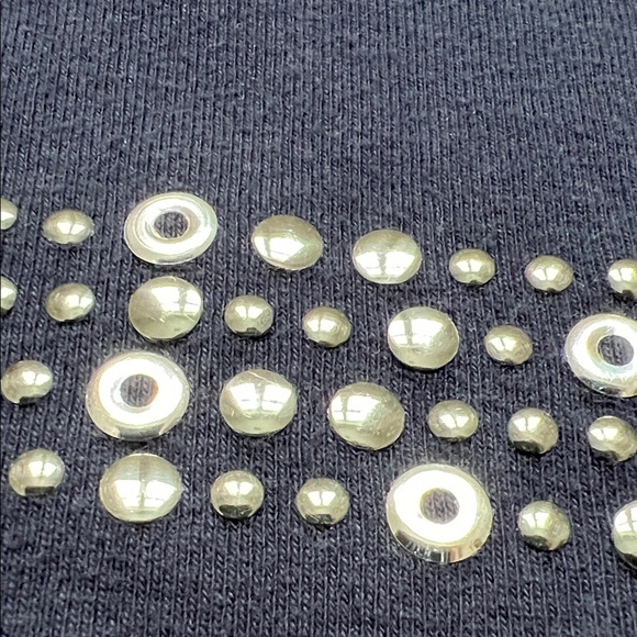 Dori Creations Navy Rhinestones Peace Sign Design Kids Tank Top Size 3 - Picture 12 of 14